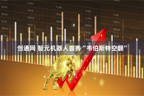创通网 智元机器人首秀“韦伯斯特空翻”
